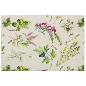 Platzsets Tischset Platzdeckchen abwaschbar Tischuntersetzer PVC hitzebeständig Botanica 30x45cm