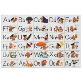 Qualitäts-Tischsets aus PVC – Robust und Pflegeleicht | Alphabet 35x50cm