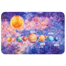 Qualitäts-Tischsets aus PVC – Robust und Pflegeleicht | Sonnensystem 30x43cm